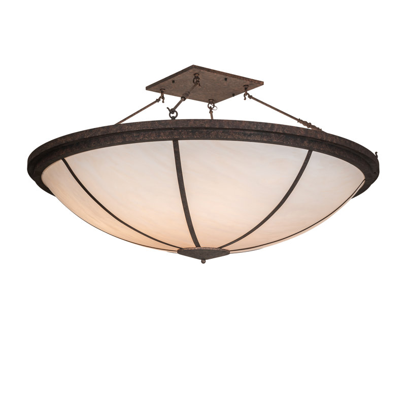 Commerce 8 - Light Semi Flush Mount