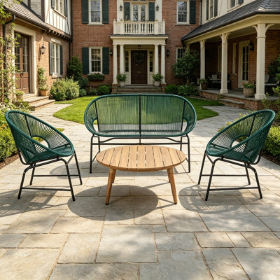 Ensemble de mobilier d'extérieur 4 pièces 4 pièces