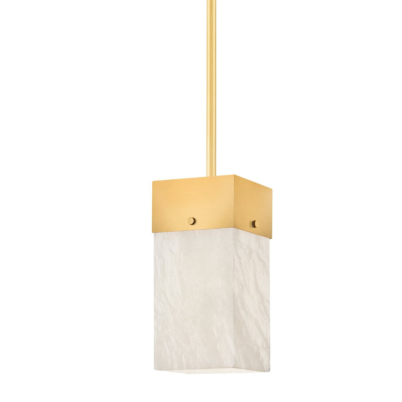 Times Square Large 1 Light Pendant, Black Nickel, 11.5" H x 6.25" W x 6.25" D