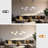 Jewellia 8 - Light Dimmable Sputnik Modern Linear Chandelier-1493602984