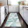 Machine Washable Indoor/Outdoor Claudian ACN1241 Teal Rug