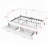 Upholstered Platform Bed Frame with Drawers-593500281-593500230