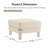 Lucas Polyester Upholstered Ottoman