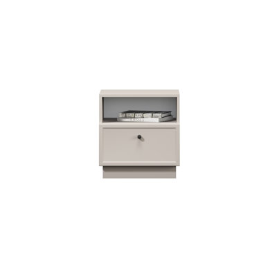 Bagga 45cm W Manufactured Wood Bedside Table