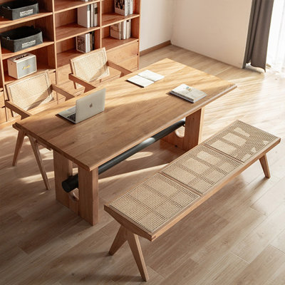 Ensemble de table à manger classique en bois massif