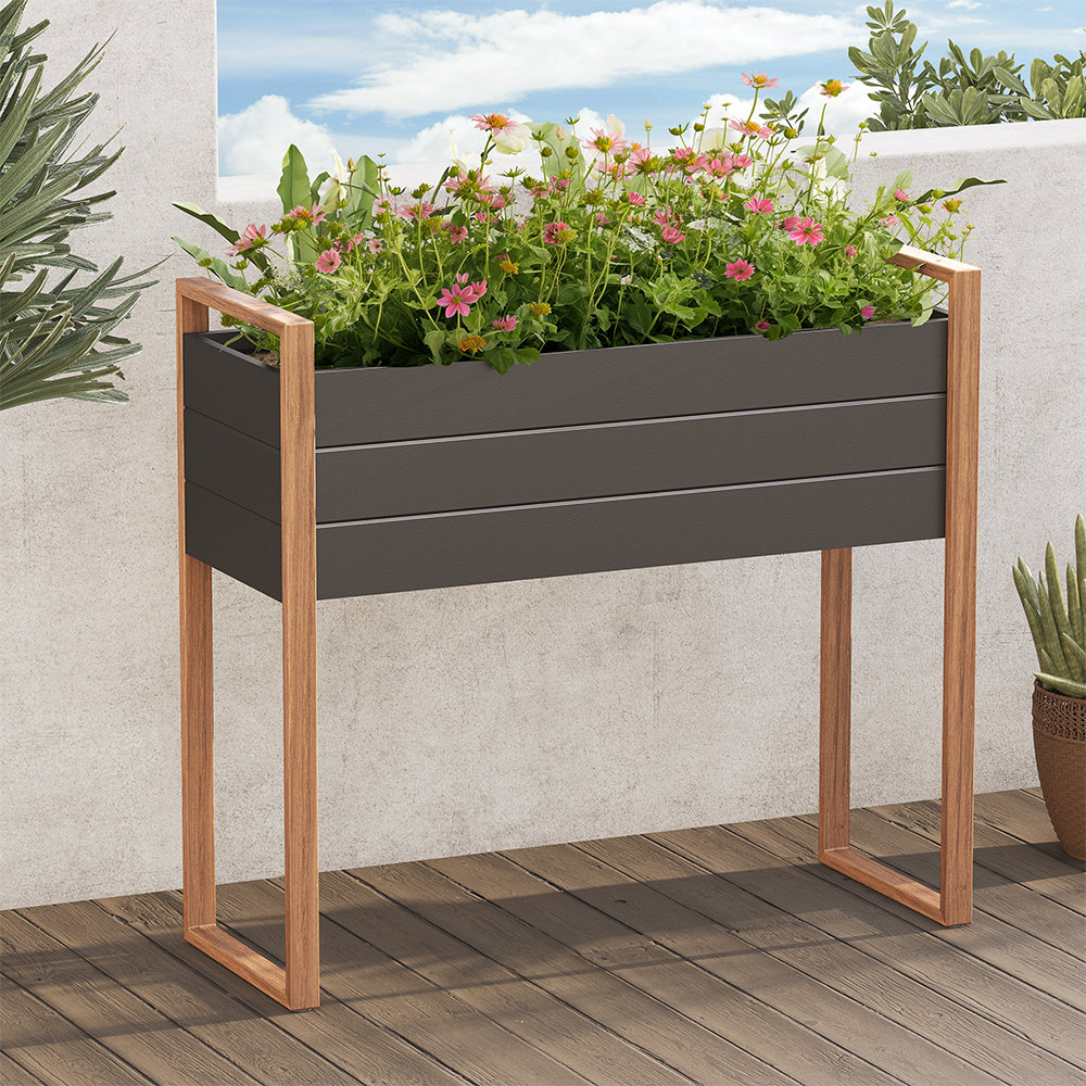 Marek Fiberglass Square Shape Planter in 9 Finishes