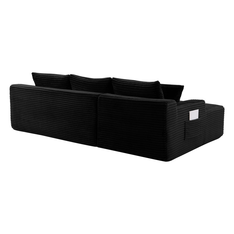 106.3" U-Shaped Cloud Sectional Sofa with Deep Seat