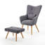 Hraztan Upholstered Accent Chair with Footstool-1574383478