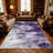 1PC Watercolor Purple Abstract Brush Stroke area rugs for Living Room, Soft and Comfortable, Suitable for all seasons, easy-to-maintain, machine washable Indoor floor mat, Under Table Farmhouse suitable for dining room-934617598
