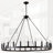 Voronica 24 - Light Dimmable Wagon Wheel Chandelier-1481197744