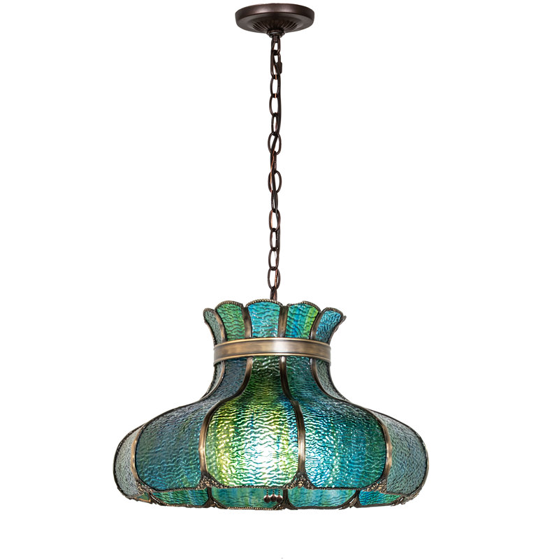 3 - Light Brass Dome Pendant