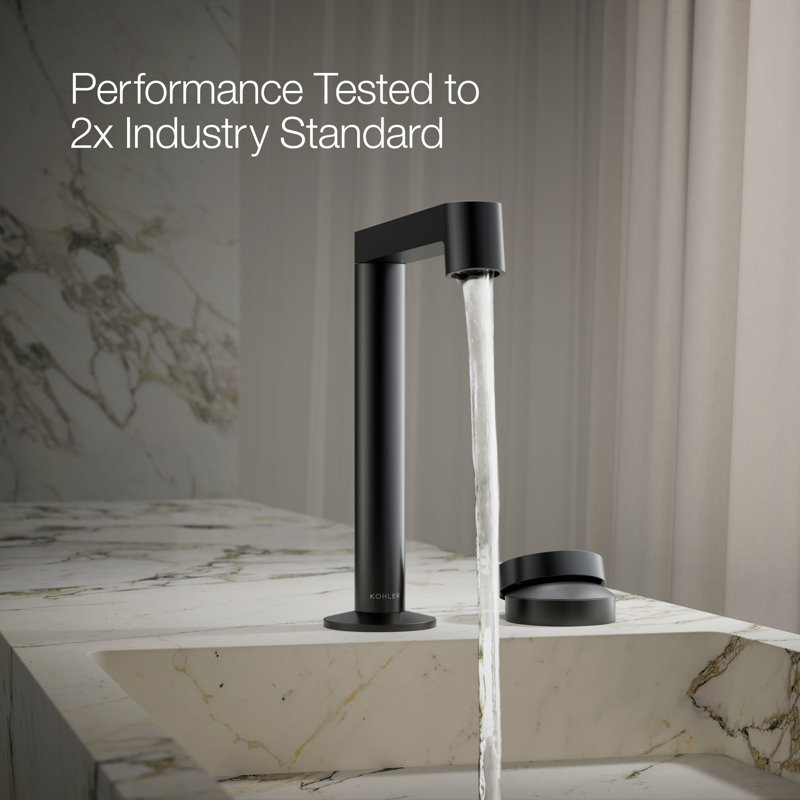 Components Bathroom Sink Rocker Handle, Matte Black