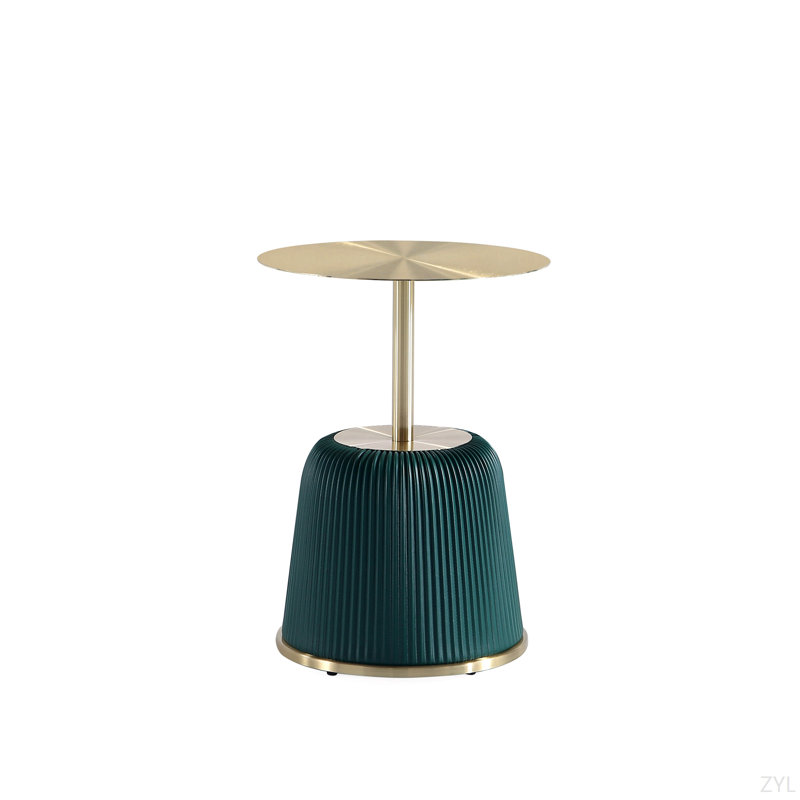 Table de bout en métal, Vert