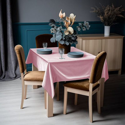 Matte Velvet Square Tablecloth