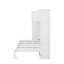 Grand lit escamotable avec armoires-2040244938