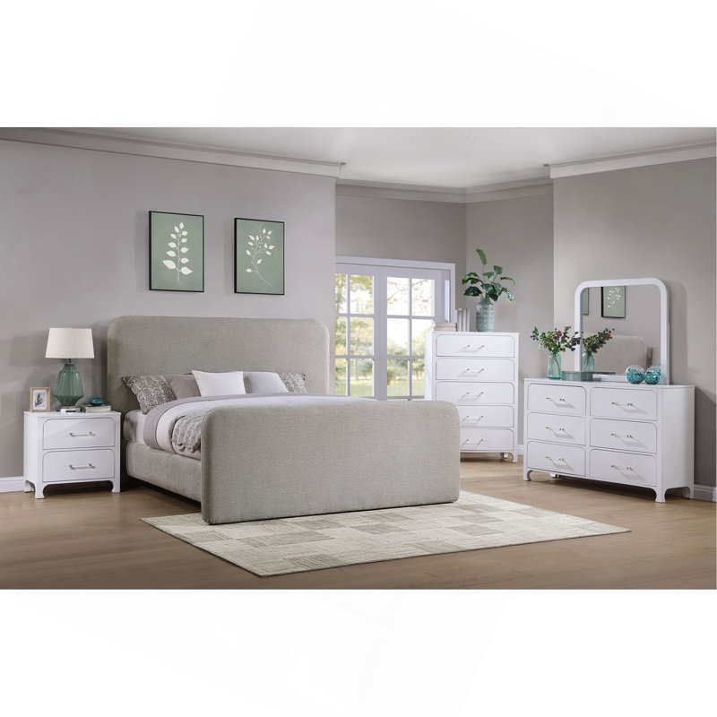 Kendra Grey Eastern King Platform Bed