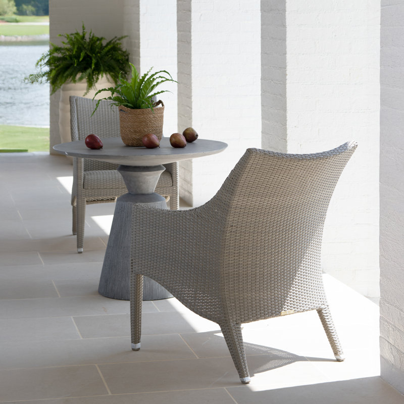 Athena Plus Patio Dining Armchair, Oyster