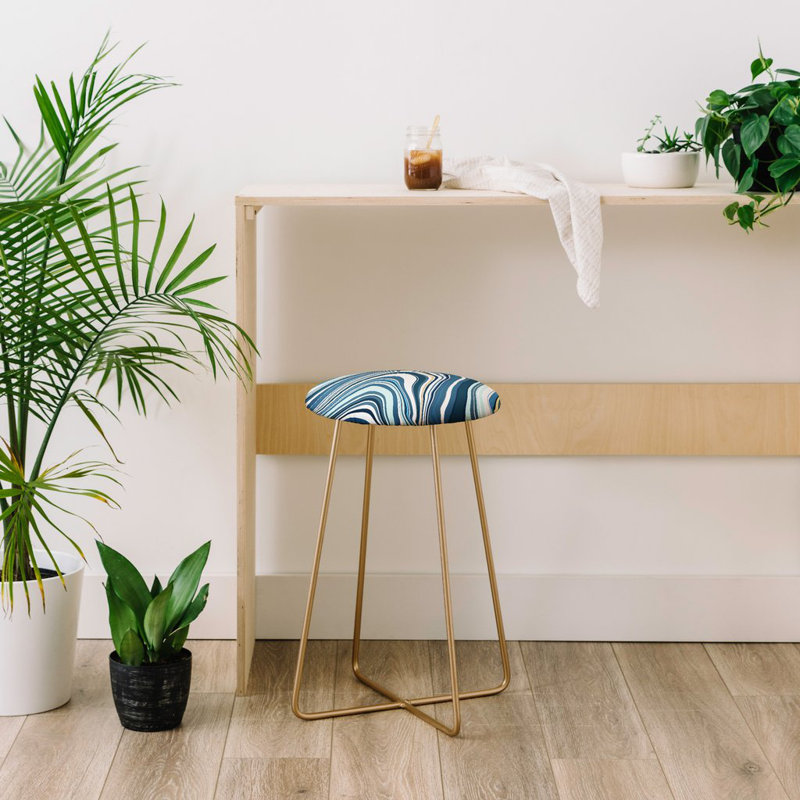 Tabouret de bar 25 po Marble