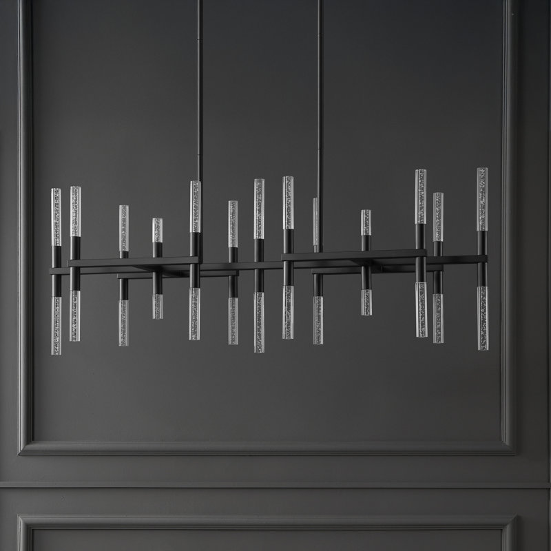 Evaria 26 - Light LED Chandelier, Matte Black