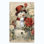 Christmas Festive Snow Man Flower 1 - Gang Toggle Light Switch Standard Wall Plate
