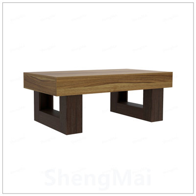 Table basse rustique en bois massif