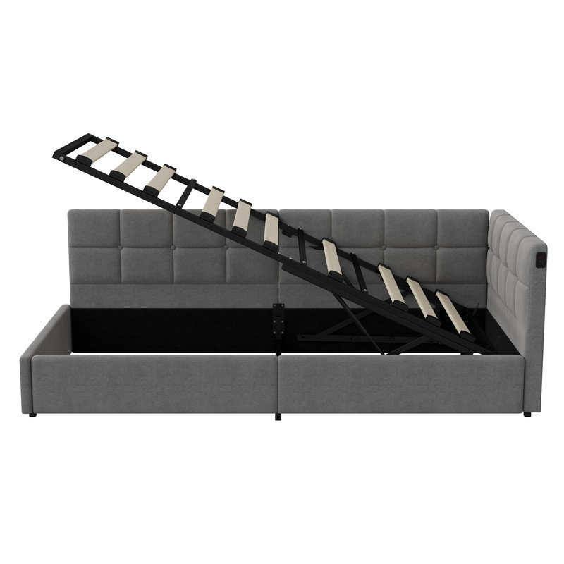 Bed, Gray