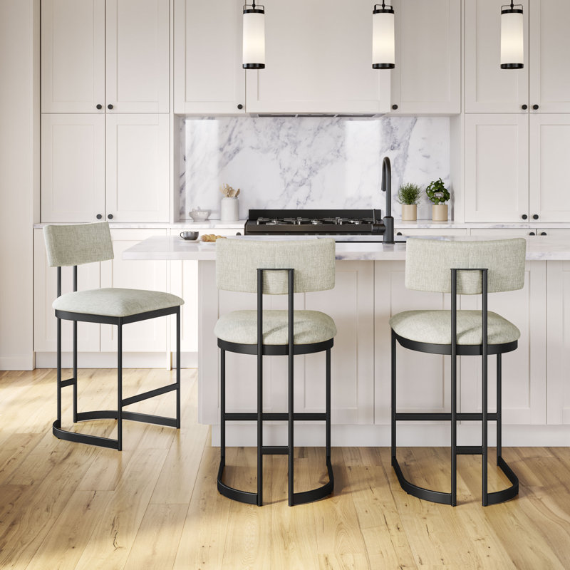 Lucio PVC Counter & Bar Stool, Bar Stool (30.75" Seat Height)