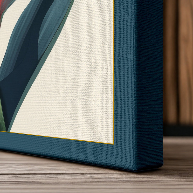 Print, 36x24 - 91.4 x 61.0 cm, Teal Border