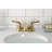Kingston Brass Magellan Two-Handle Deck Mount 4" Centerset Bathroom Faucet-29486623-29272477