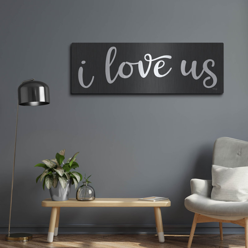 «I Love Us» par Marla Rae, H 16 po x l 48 po