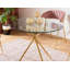 Aimiee Round Glass Top Dining Table