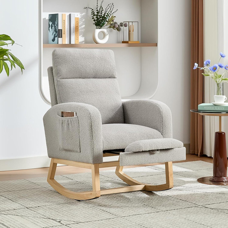 Rocking Chair, Grey