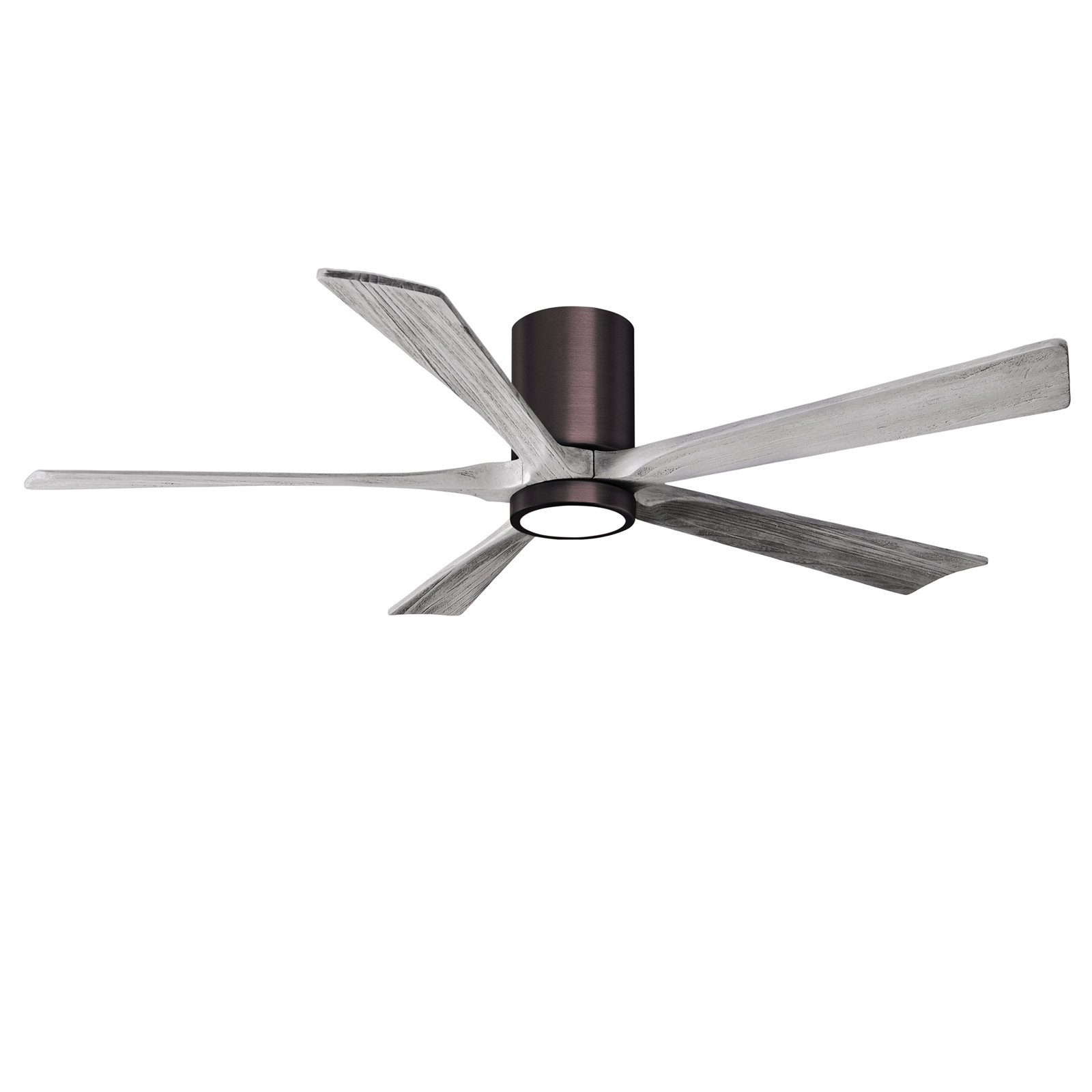 Irene 5 - Blade LED Ceiling Fan with Light Kit Included, Barn Wood Tone, Brushed Bronze, 60"