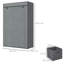 Rowden Steel Wardrobe