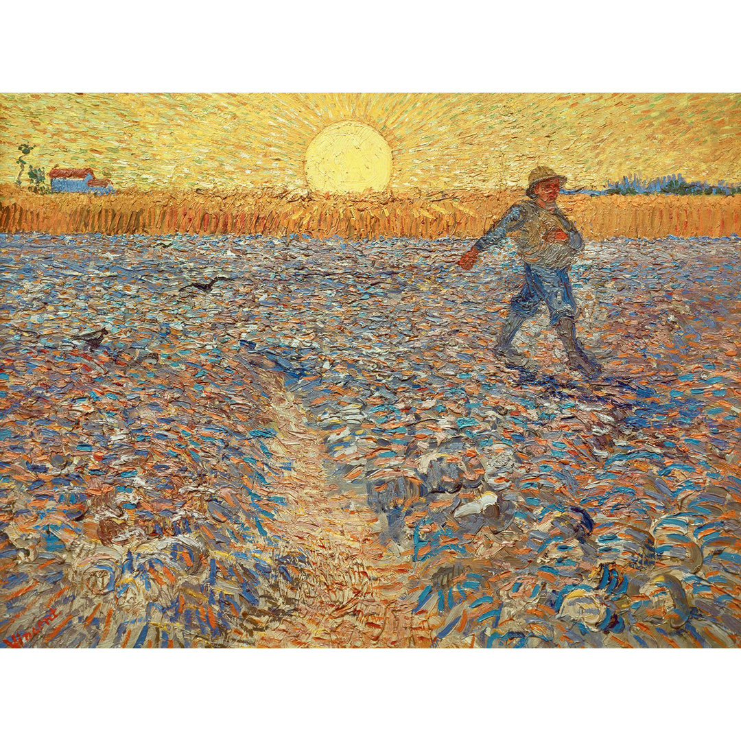 Kunstdruck The Sower von Vincent Van Gogh