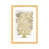 Papier encadré de bois jaune