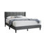 Linen Bed with Tufted Headboard-434920674-405671602