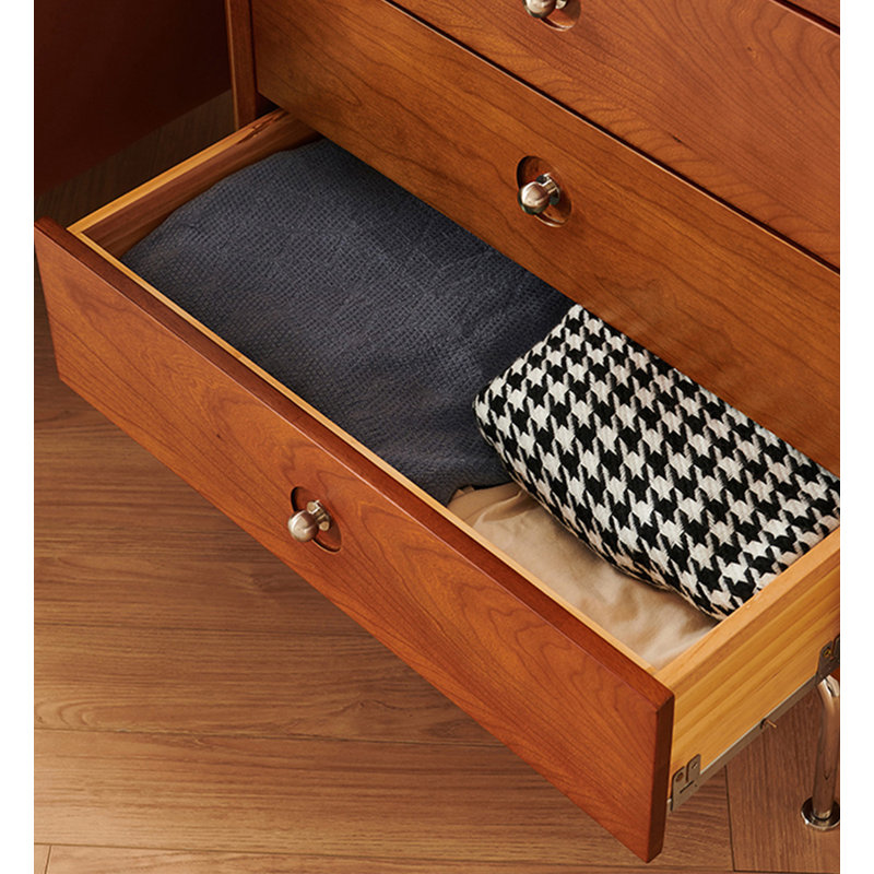 Commodes d'appoint vintage, commode de rangement en bois massif