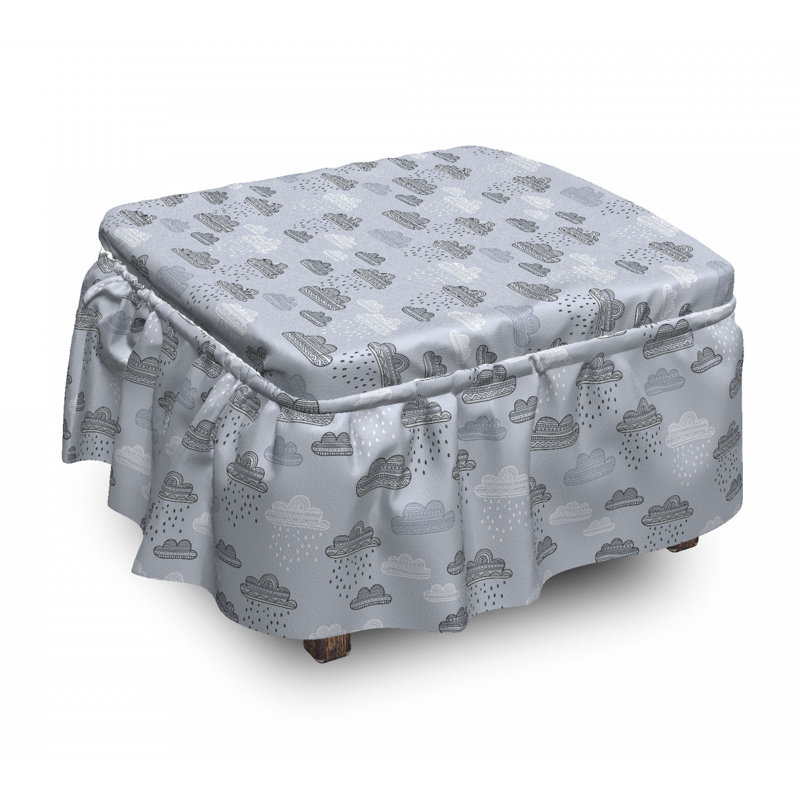 Housse pour repose-pieds inspirée du motif tribal