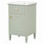 Meuble-lavabo de 20 po avec lavabo en céramique-775271798