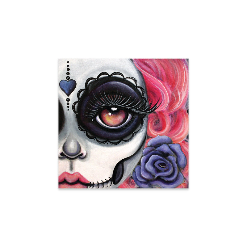 Rose pour toujours, Unframed, H 24 po x l 24 po x P 0,25 po