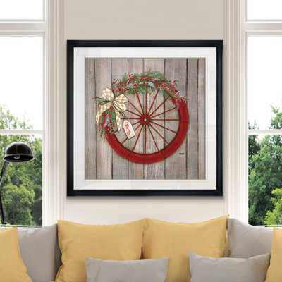 « christmas wheel », peinture