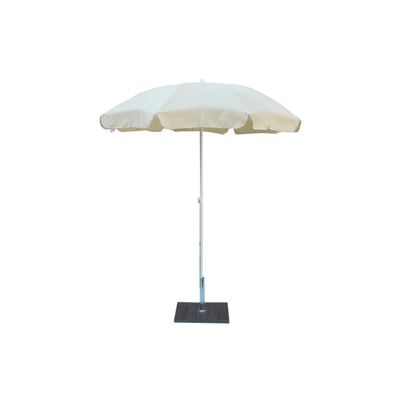 Pepinn 200cm Beach Parasol, Natural