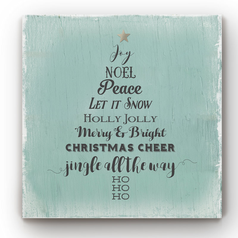 « christmas bravo », peinture, H 10 po x l 10 po x P 1,5 po, Toile tendue