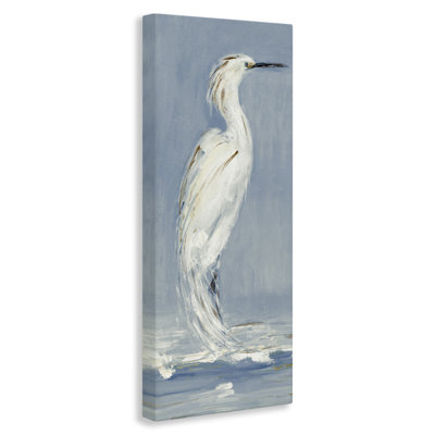 «Elegant Egret Visage», art mural par Sally Swatland