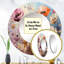 Sharalynn - Floral Round Mirror Wall Decor-1101303240