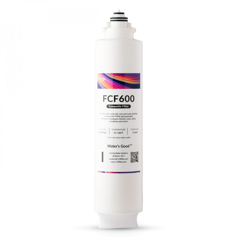 iSpring FCF600 Replacement Filter for RO600 Tankless Reverse Osmosis Water Filtration System