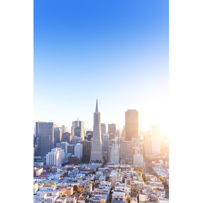 San Francisco at sunrise 1 Piece Wrapped Canvas Wall Art