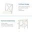 Ensembles de table de salle à manger en bois rustique peu encombrants avec rangement pour cuisine familiale