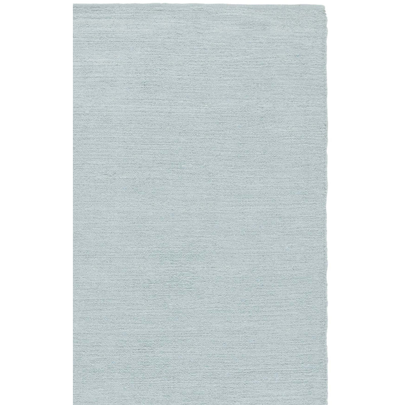 Mychelle Handtufted Recycled Cotton & Viscose Solid Color Rug in Turquoise, Rectangle 6' x 9'